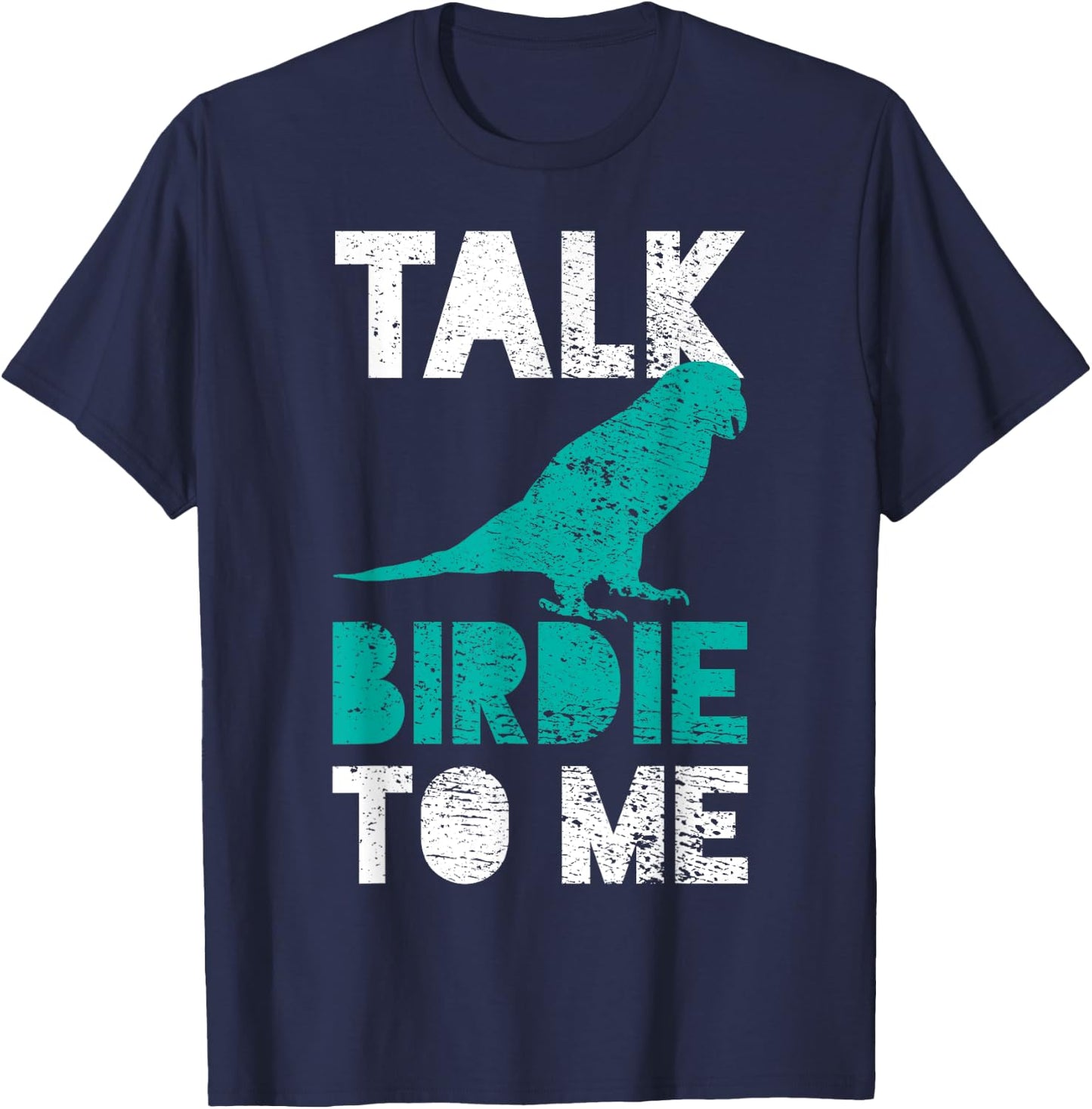 Birds Birdwatching Vintage Funny T-Shirt - T-Shirt | Navy