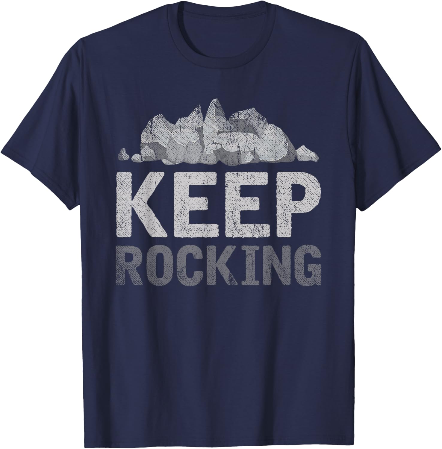 Funny Rock Collector Earth Scientist Gift Geologist Geology T-Shirt - T-Shirt | Navy