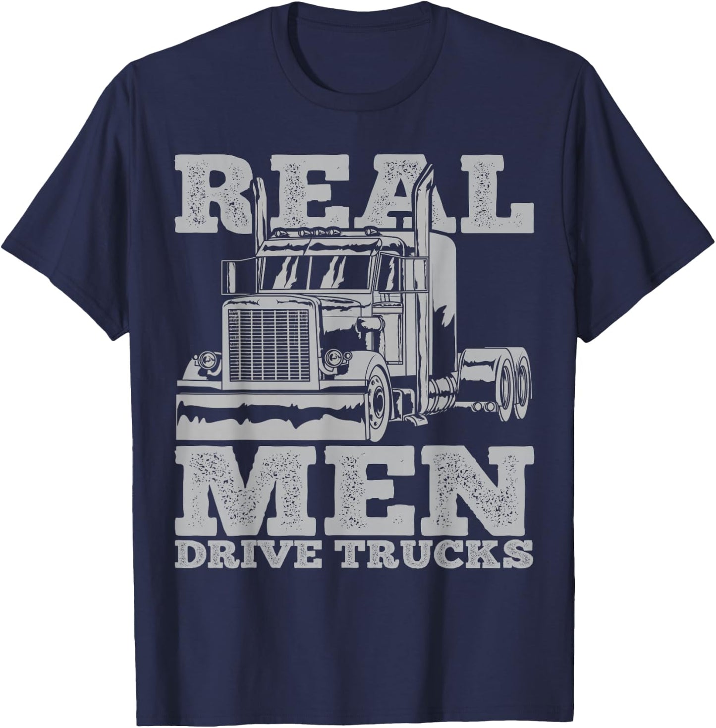 Trucker Truck Truck Driver T-Shirt - T-Shirt | Navy