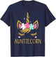 Auntiecorn Unicorn Auntie T-Shirt - T-Shirt | Navy