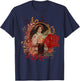 St Therese of Lisieux Rose Flower Catholic Gifts T-Shirt - T-Shirt | Navy