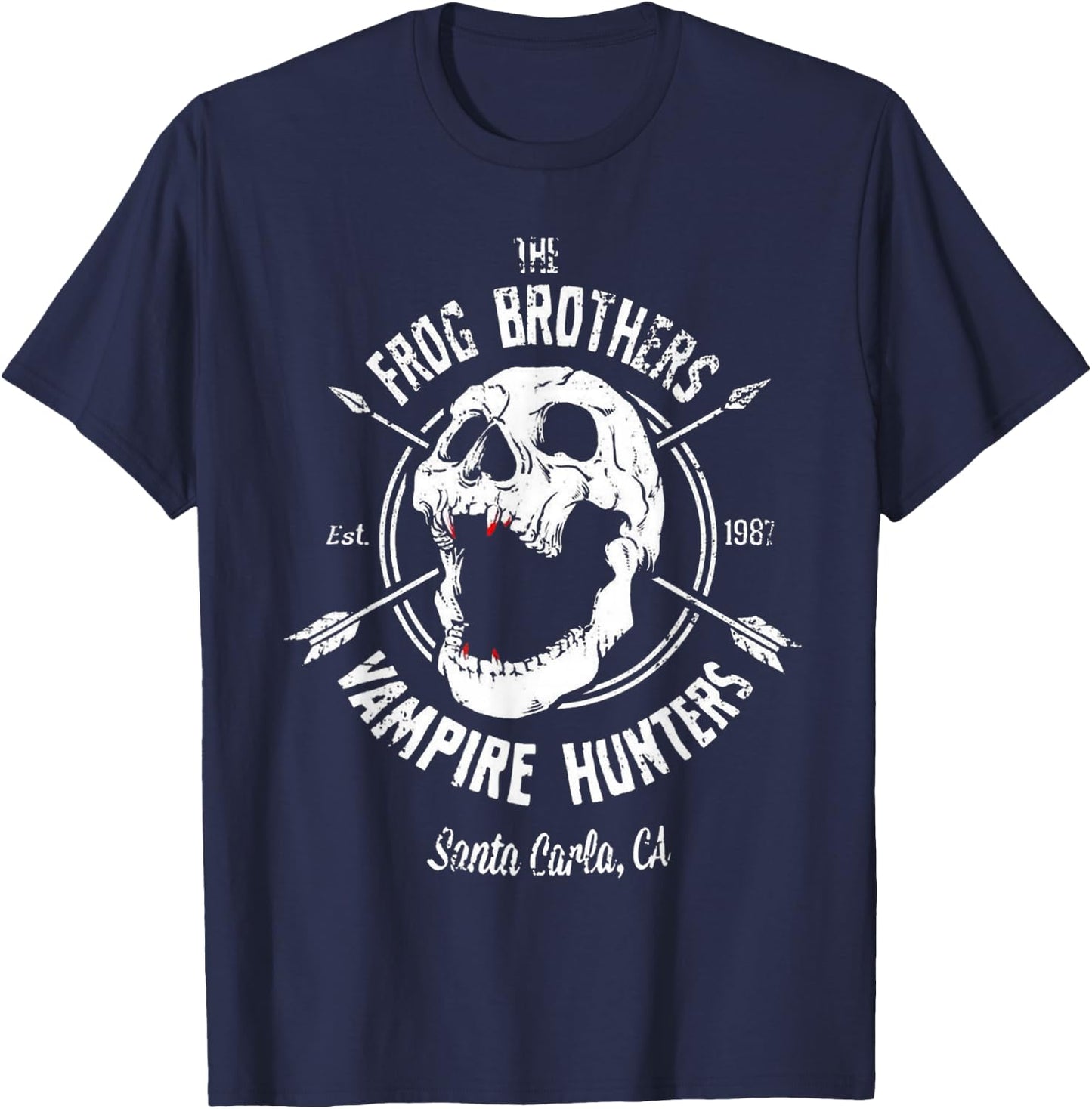 The Frog Brothers Vampire Hunters T-Shirt - T-Shirt | Navy