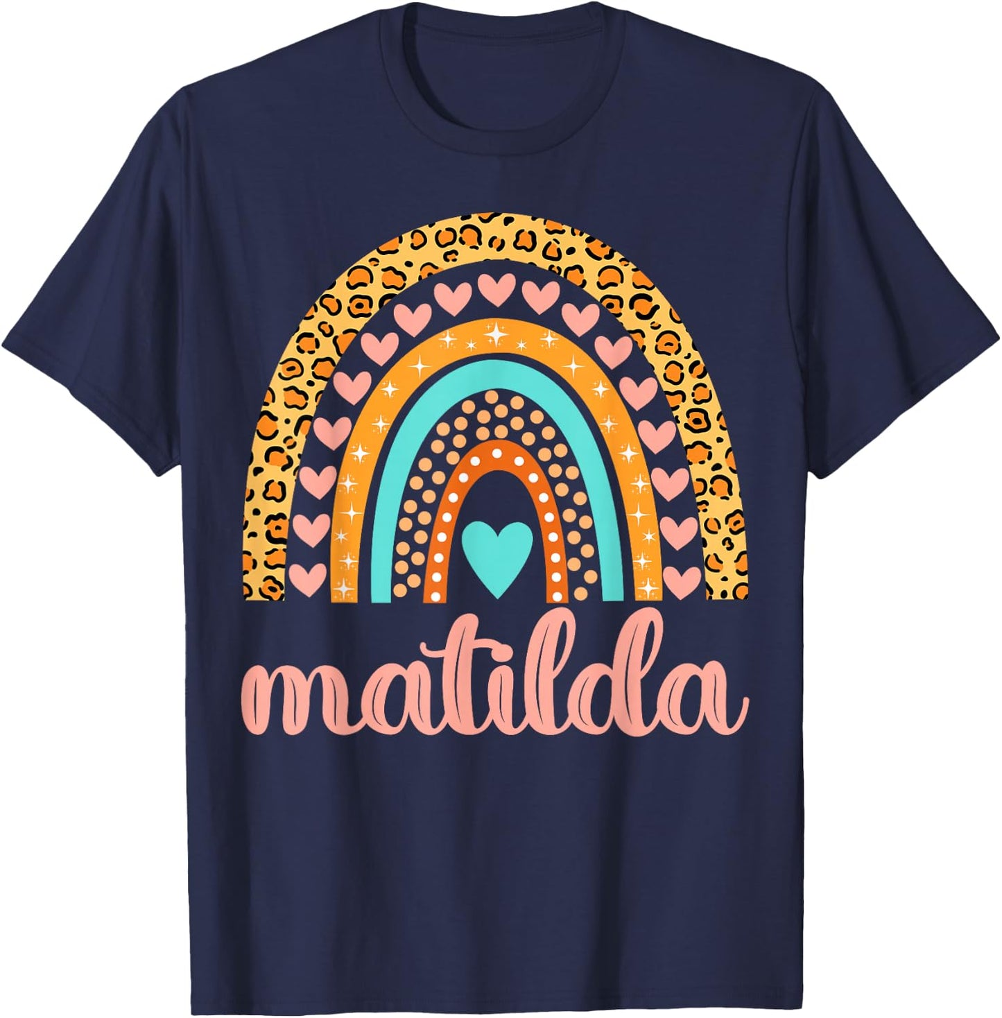 Matilda Matilda Name Birthday Shirt Gift T-Shirt - T-Shirt | Navy