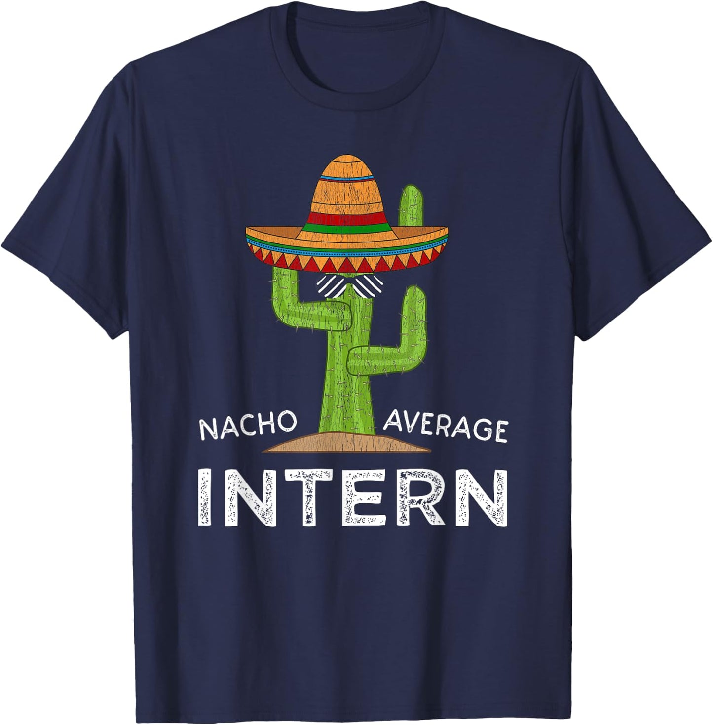 Funny Intern Internship T-Shirt - T-Shirt | Navy
