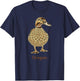 Oregon Mallard Duck Bird Lover Native American Style Birding T-Shirt - T-Shirt | Navy