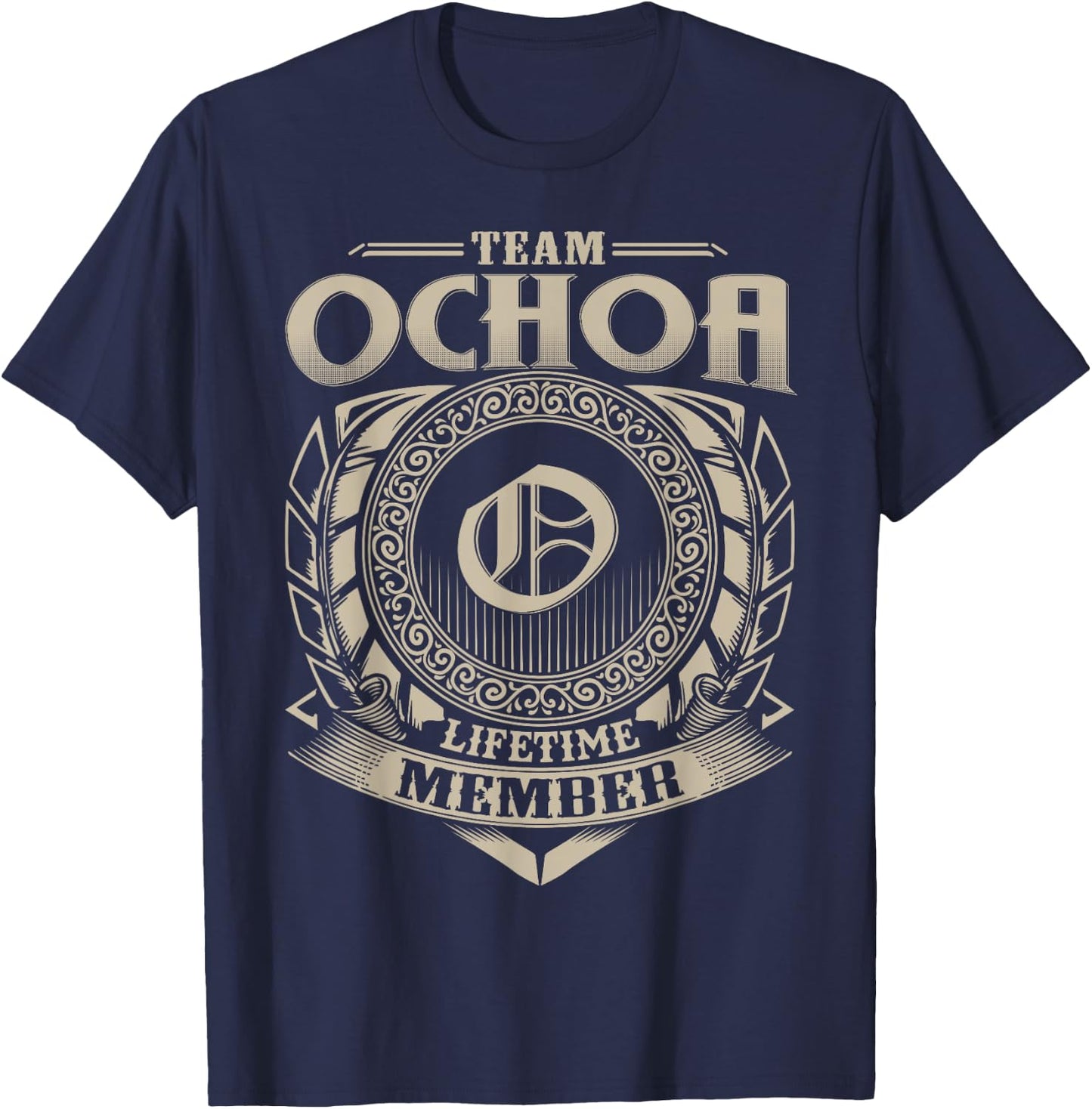 Team OCHOA Lifetime Member Vintage OCHOA Family T-Shirt - T-Shirt | Navy