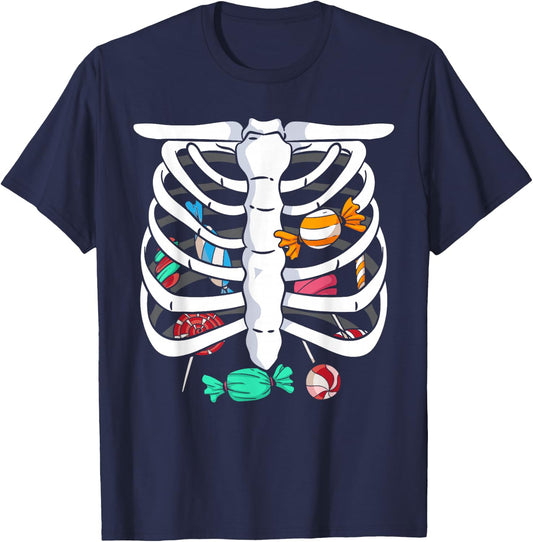 Cute Candy Sweet Sugar Lollipop Dessert Foodie Candies T-Shirt - T-Shirt | Navy