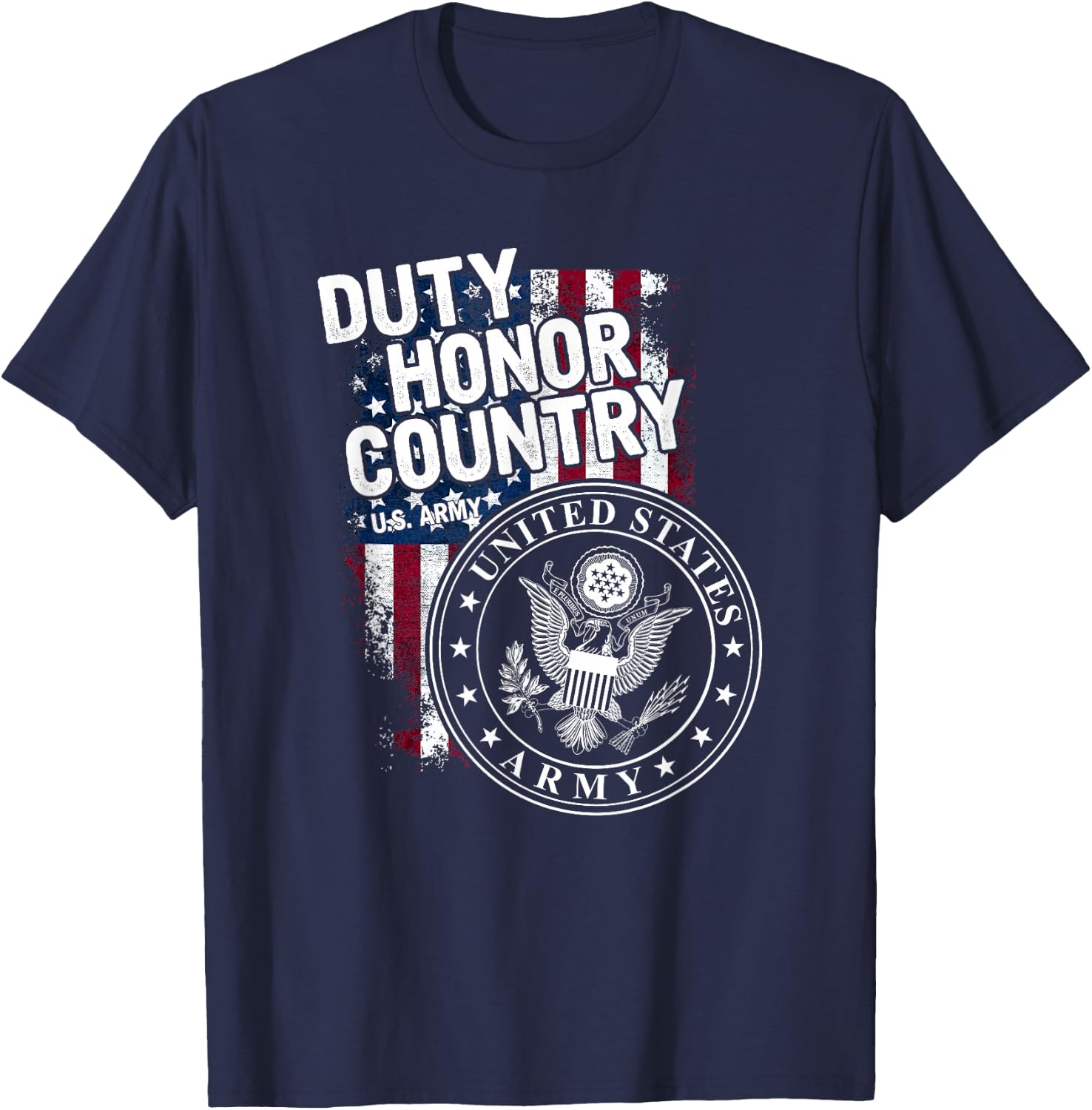 Duty Honor Country U.s. Army T-Shirt - T-Shirt | Navy