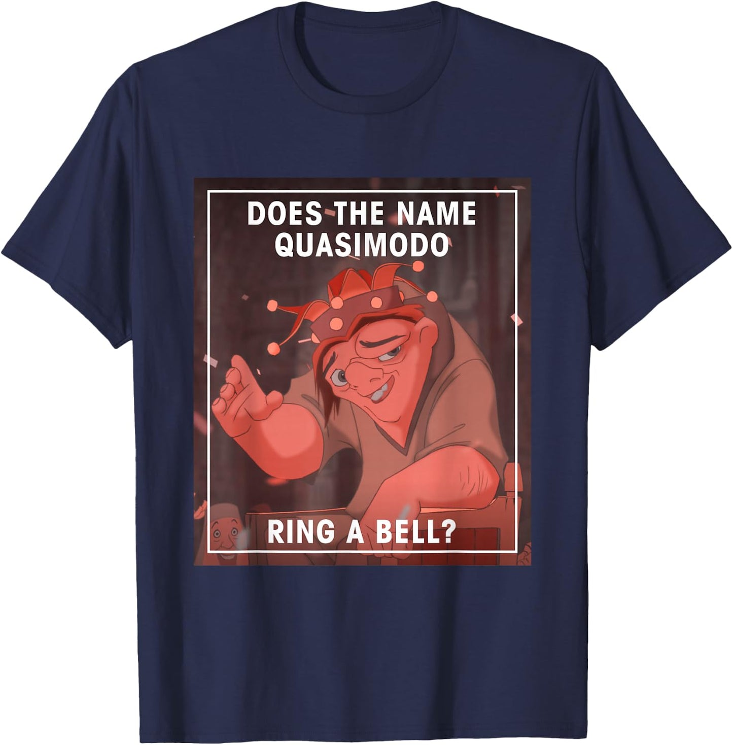 Disney The Hunchback of Notre Dame Quasimodo Funny T-Shirt - T-Shirt | Navy