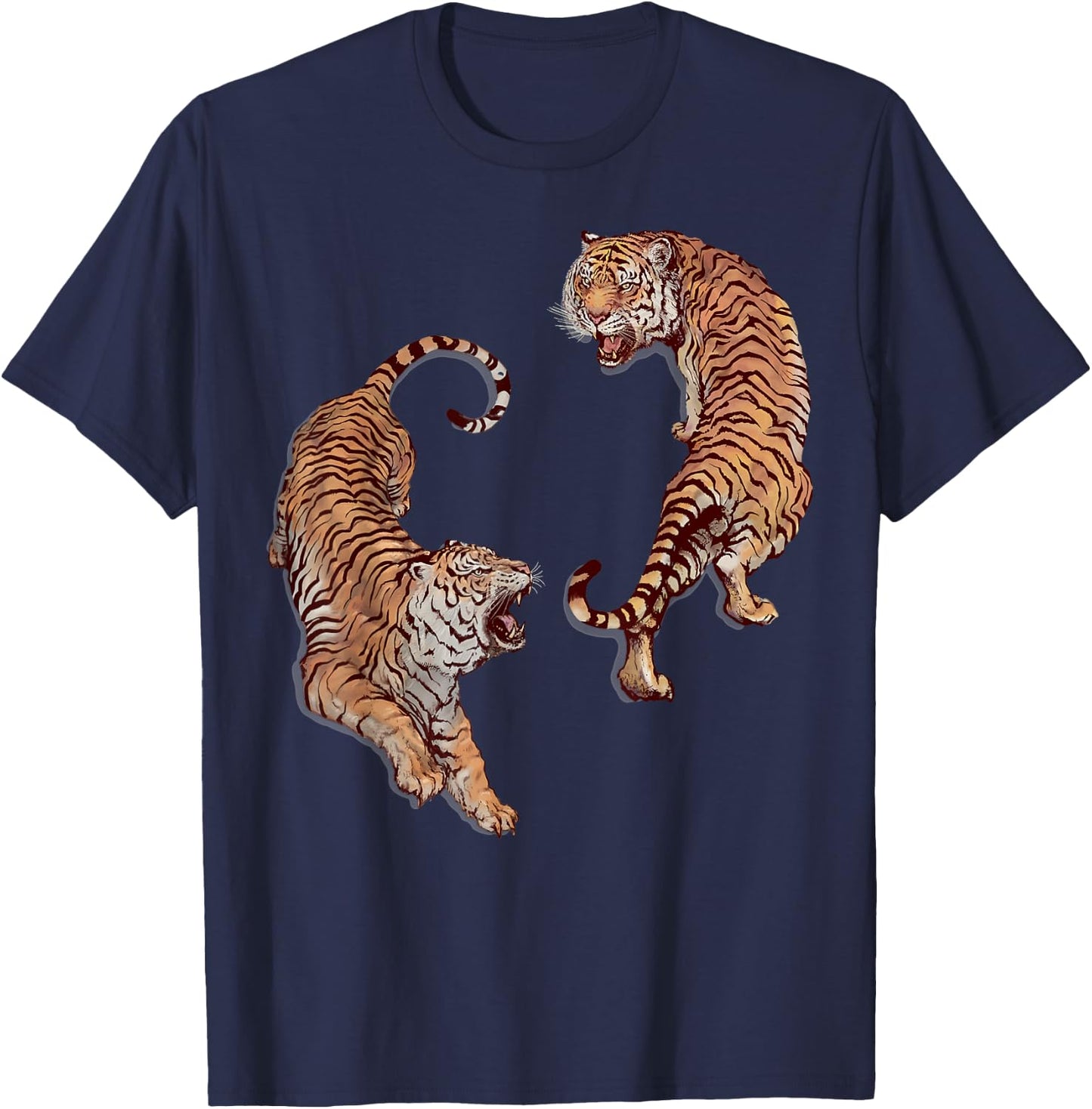 YEAR OF THE TIGER Chinese Zodiac Lunar New Year 2022 T-Shirt - T-Shirt | Navy