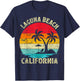 Family Vacation Vintage Retro California Laguna Beach T-Shirt - T-Shirt | Navy