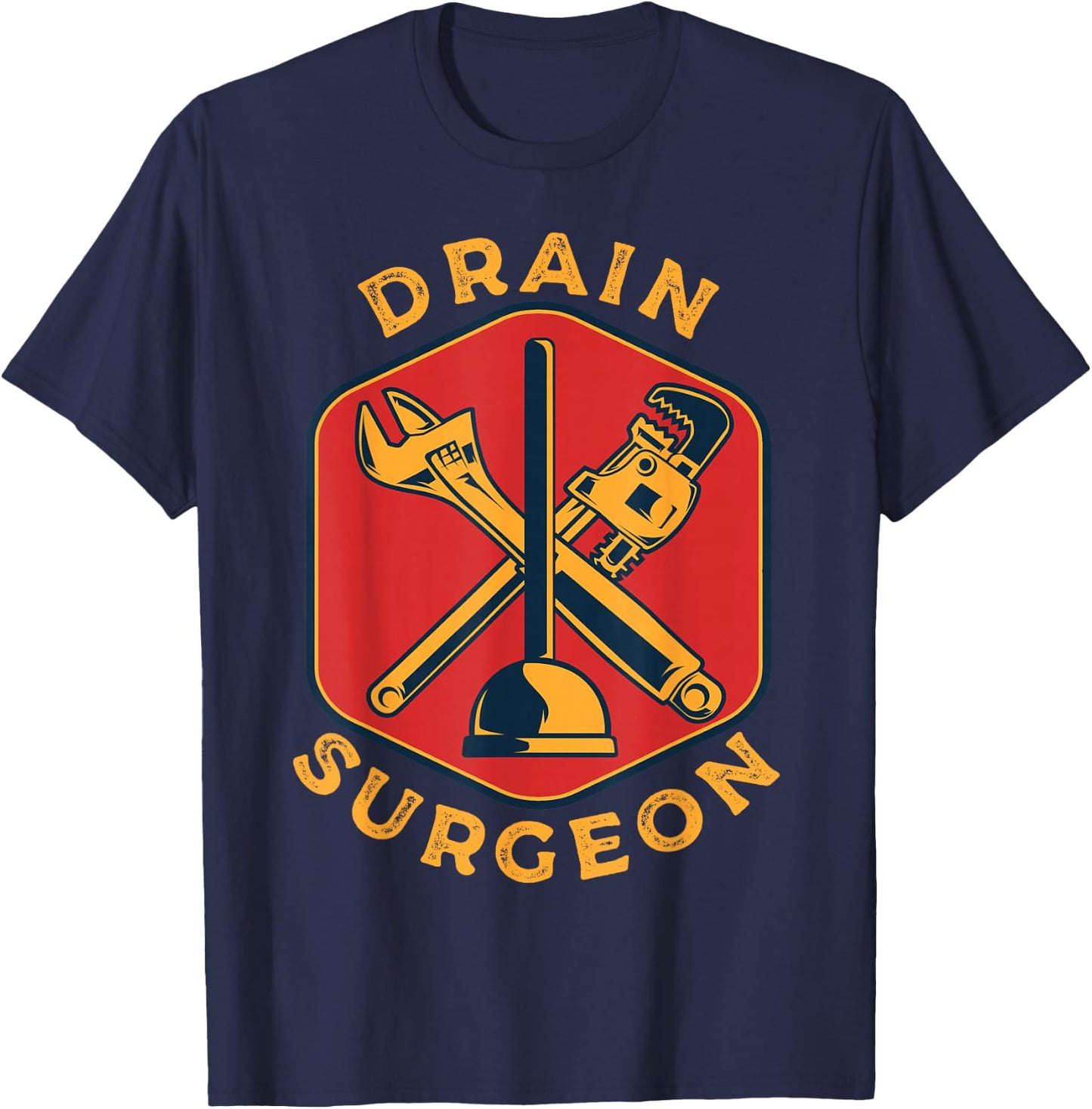 Funny Plumbing Gag Quotes Plumber Pipefitter Handyman T-Shirt - T-Shirt | Navy