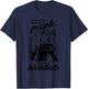 Less People More Wombats Funny T-Shirt - T-Shirt | Navy