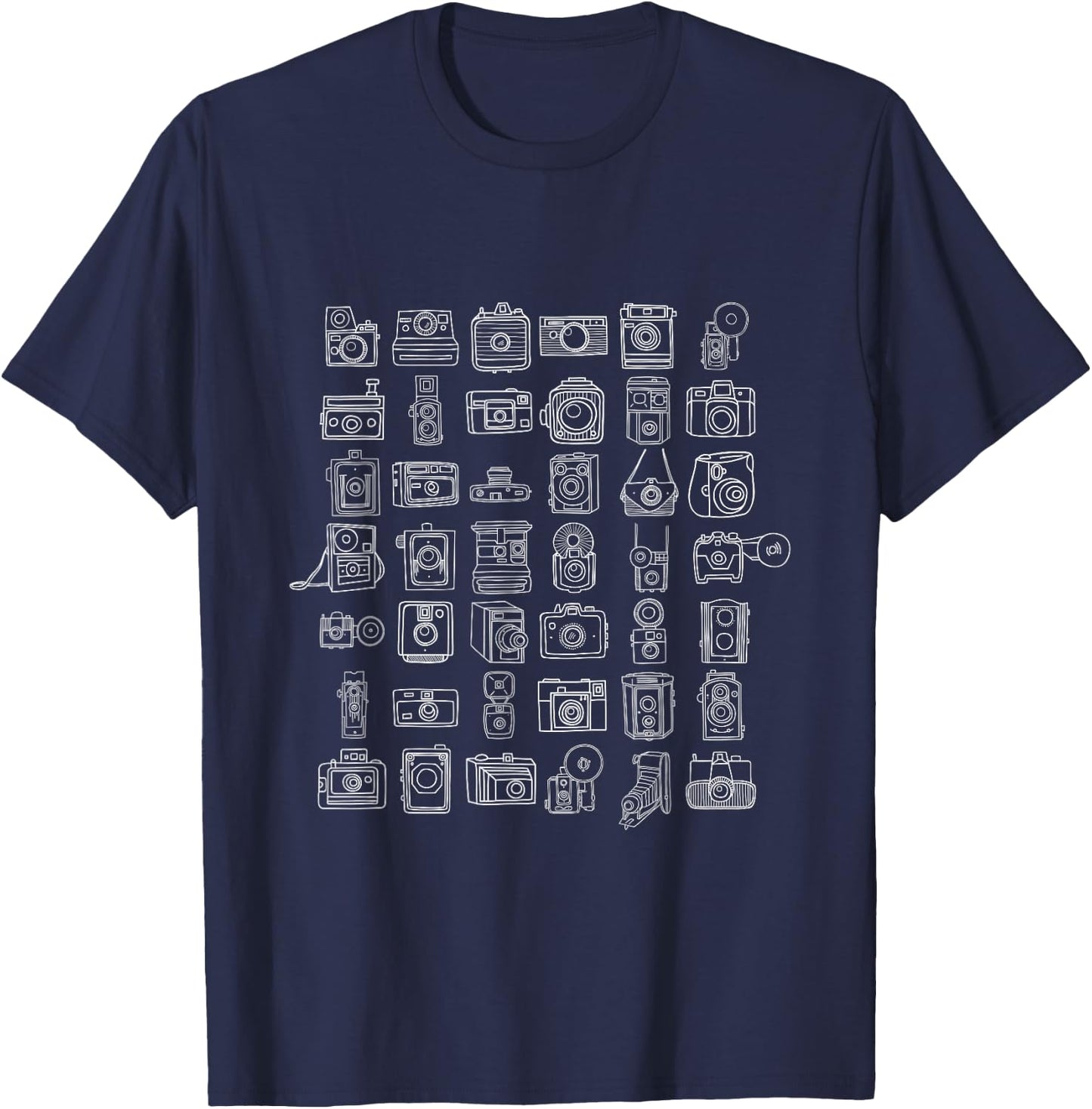 Vintage Camera T-Shirt - T-Shirt | Navy
