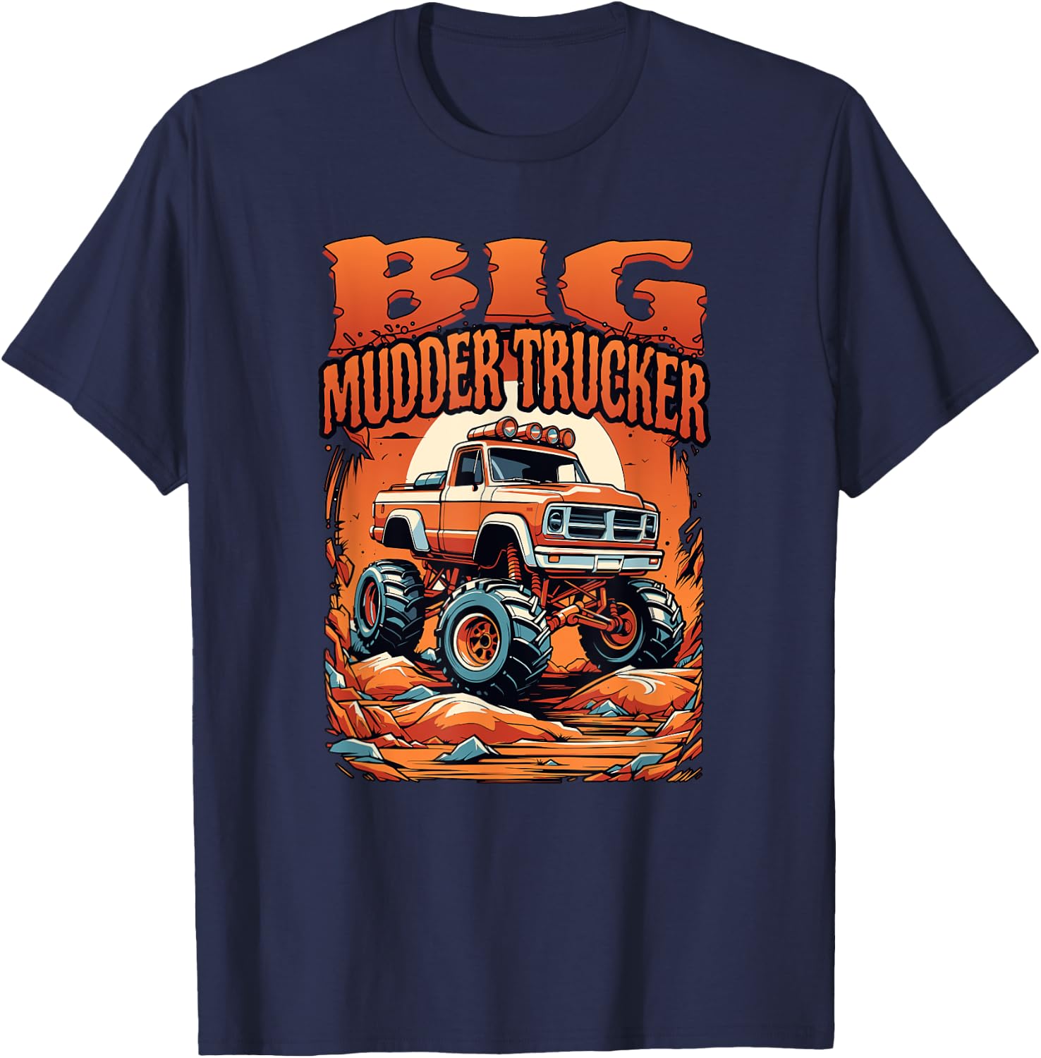 Big Mudder Trucker T-Shirt - T-Shirt | Navy