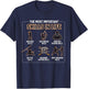 Nunchuck Skills, Bow Hunting Skills, Computer Hacking Skills T-Shirt - T-Shirt | Navy