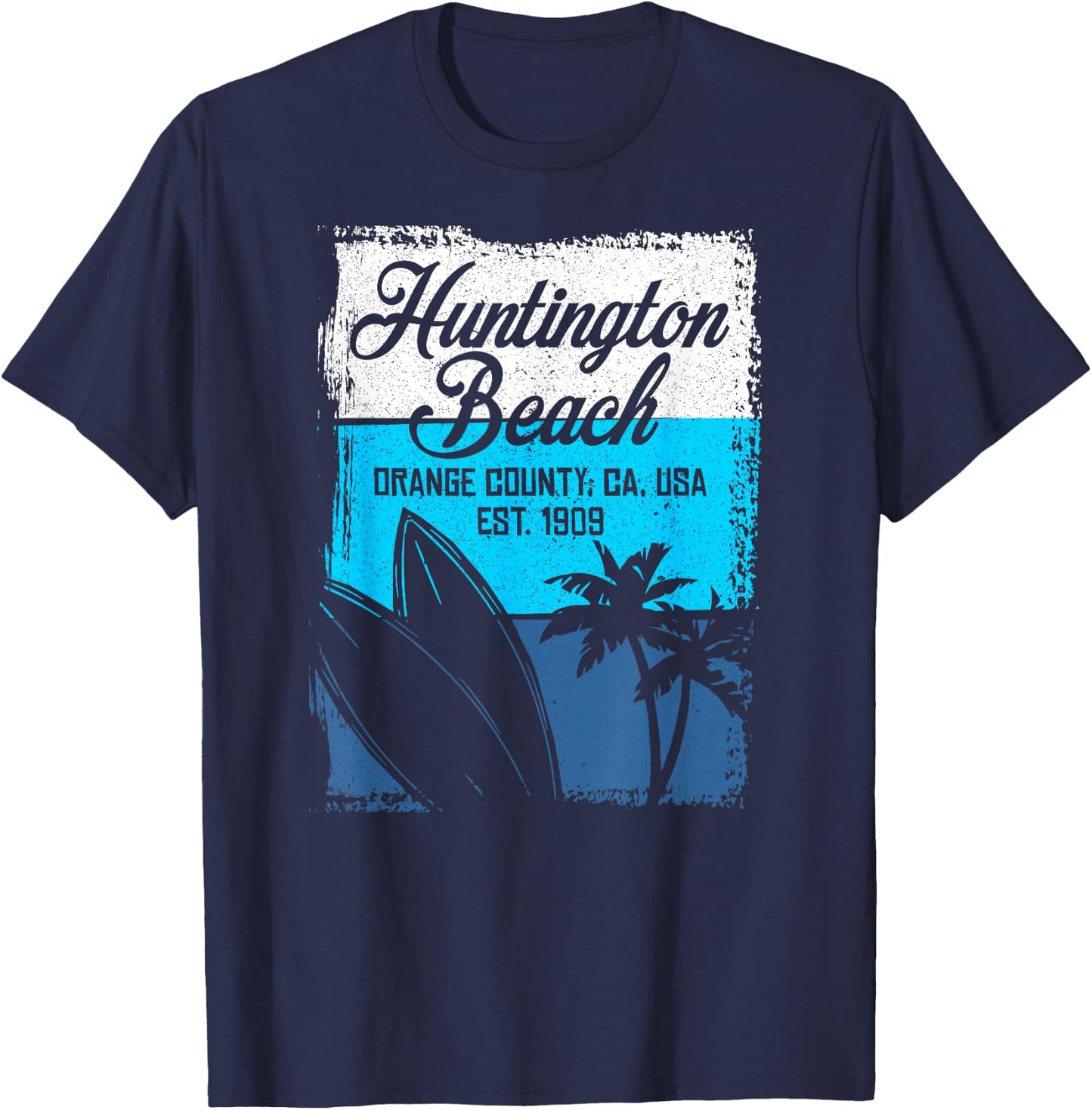 Cool Huntington Beach 2019 Surfing Competitions Men Women Kids T-Shirt - T-Shirt | Navy