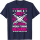 Funny Mechanic Wife Mechanic's Wife of A Mechanic T-Shirt - T-Shirt | Navy