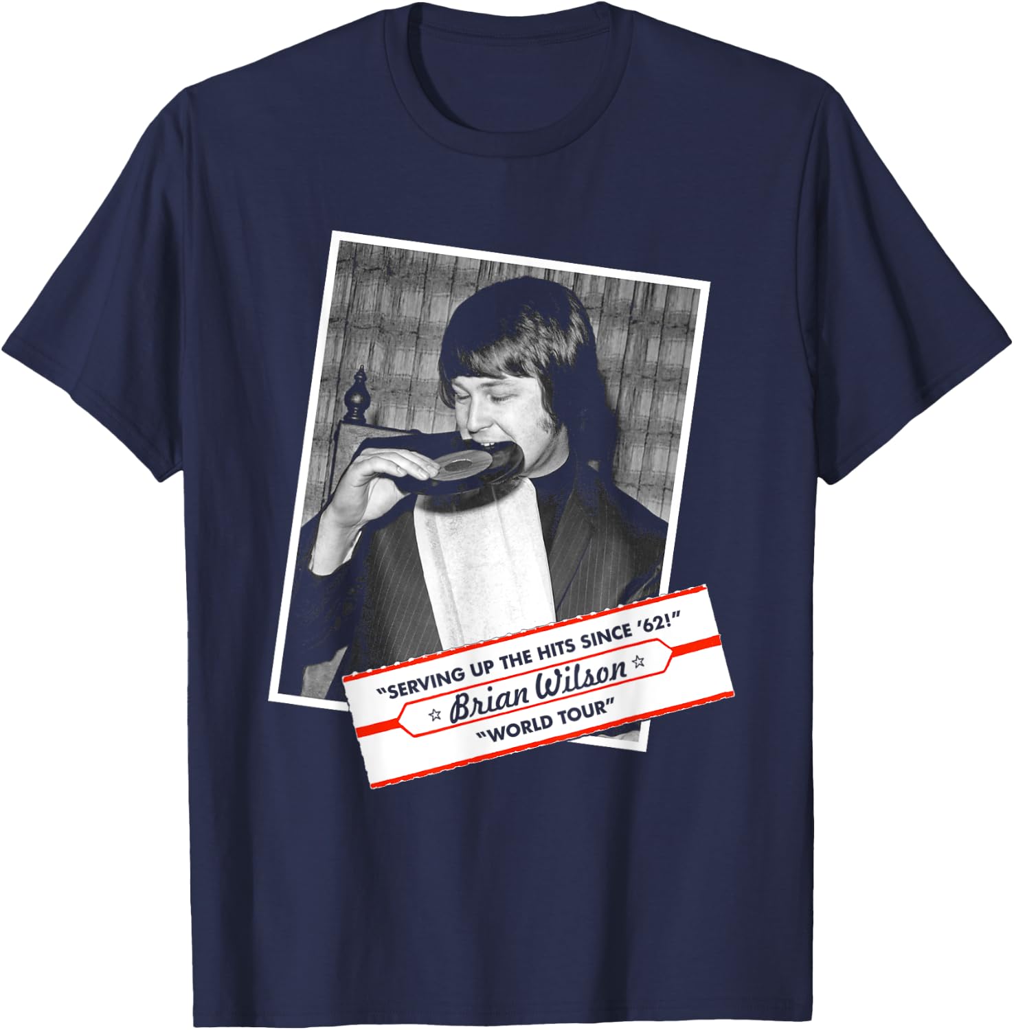 Brian Wilson – Serving Up Hits T-Shirt - T-Shirt | Navy