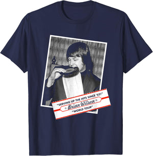 Brian Wilson – Serving Up Hits T-Shirt - T-Shirt | Navy