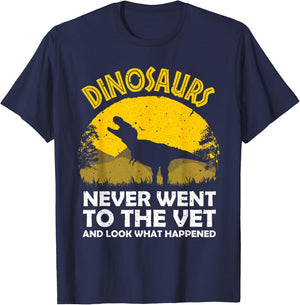 Funny Veterinary Women Zoo Technician Vet Assistant T-Shirt - T-Shirt | Navy
