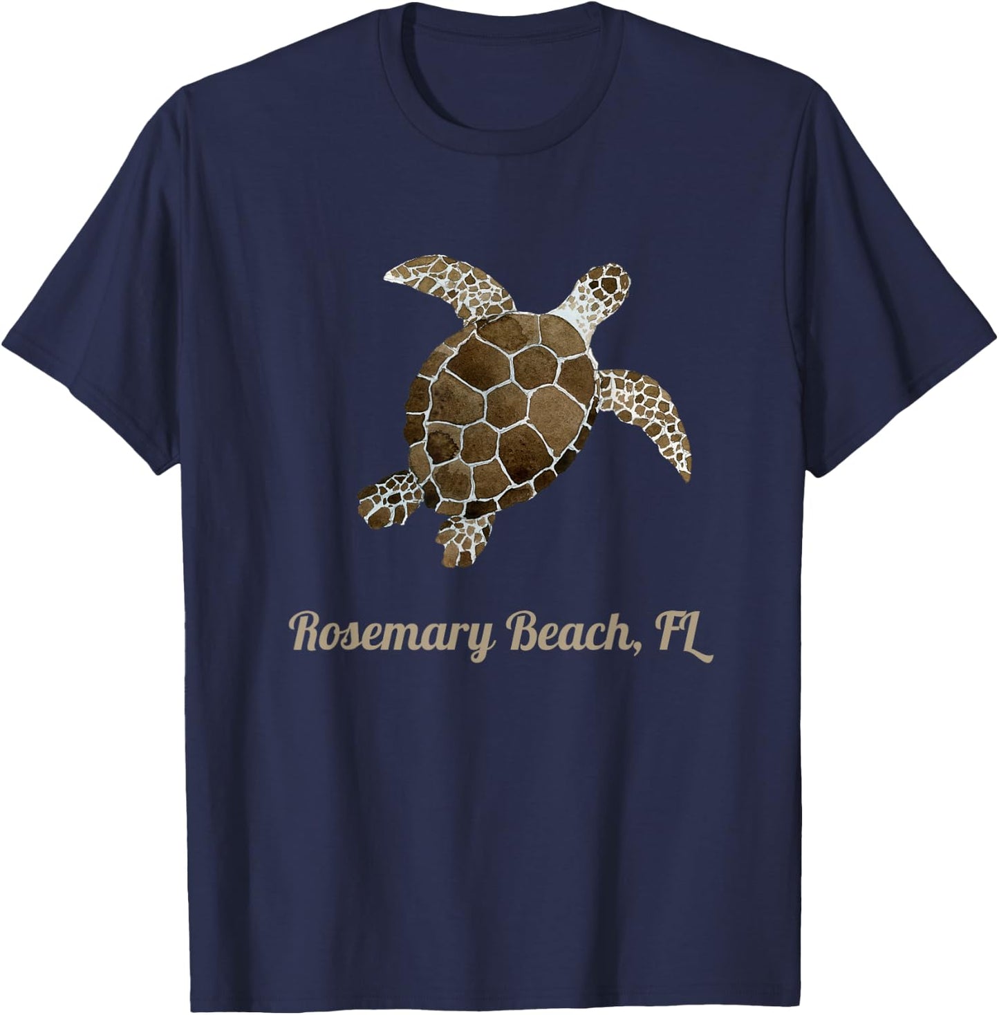 Beach Rosemary, FL Marine Biology Save The Sea Turtle Women Kids T-Shirt - T-Shirt | Navy