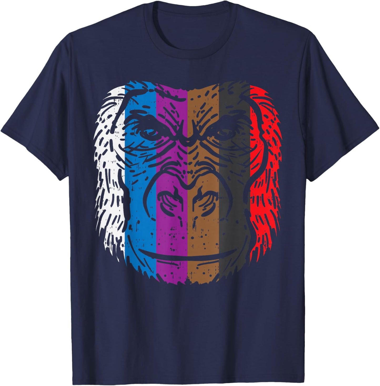 Gorilla Jiu Jitsu Belt Rank BJJ Brazilian Martial Arts Gift T-Shirt - T-Shirt | Navy