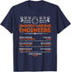 Understanding Engineers Funny and Humorous Engineering T-Shirt - T-Shirt | Navy