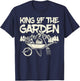 King of The Garden Cool Gardening Gardener Grandpa Dad Men T-Shirt - T-Shirt | Navy