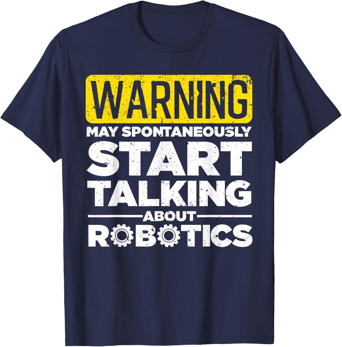 Funny Robotics Art Women Robotics Engineer Robots T-Shirt - T-Shirt | Navy