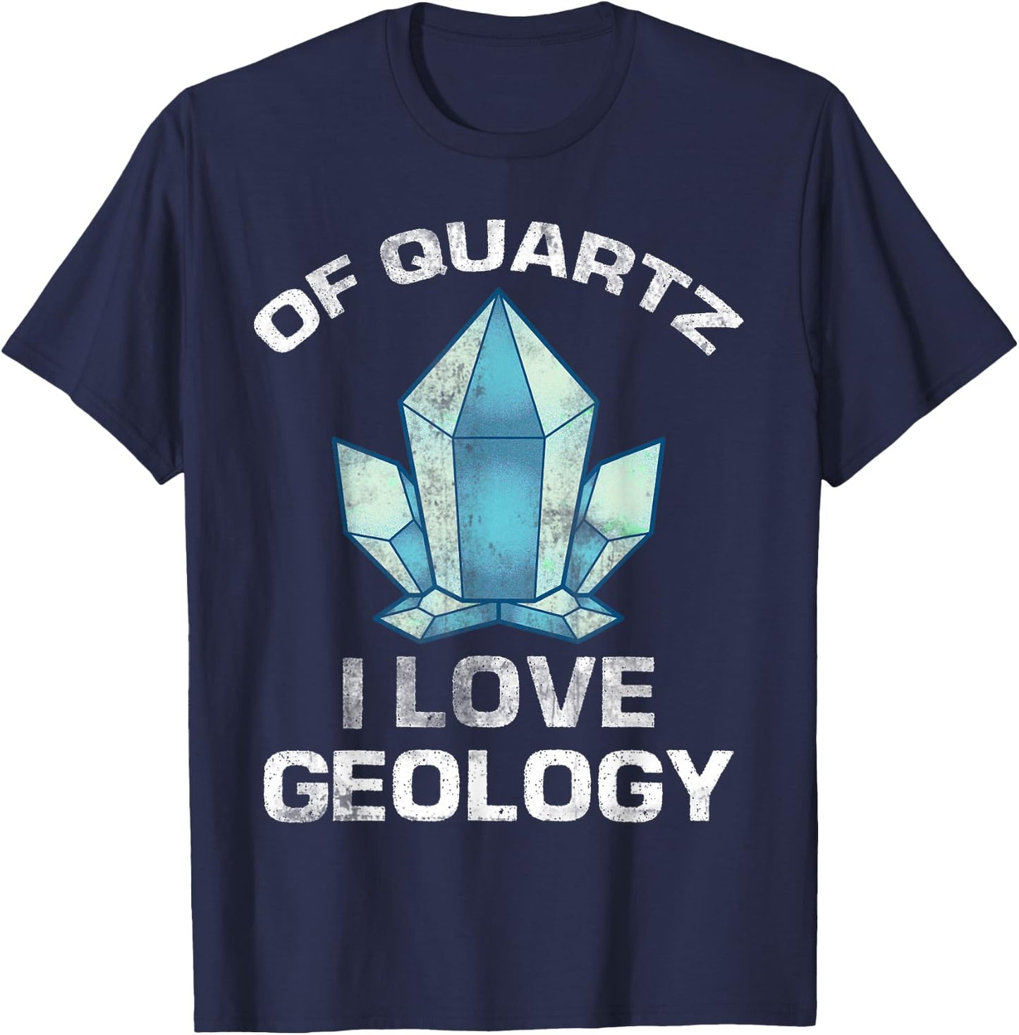 Stone Nerd Rock Love Valentine's Day Gift Geology T-Shirt - T-Shirt | Navy