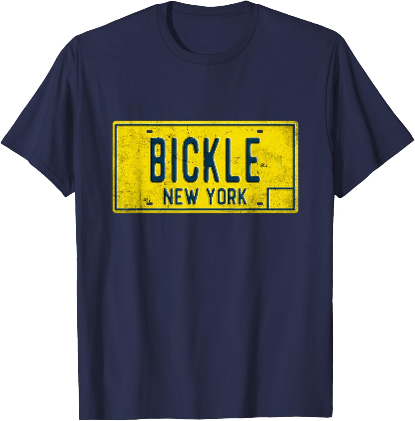 Taxi Driver Retro Old NY Movie Travis Bickle License Plate T-Shirt - T-Shirt | Navy