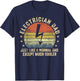Electrician Dad Just Like A Normal Dad Except Much Cooler T-Shirt - T-Shirt | Navy