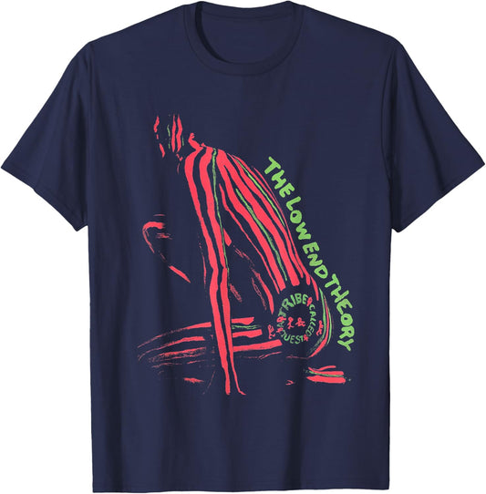 A Tribe Called Quest Official Low End Theory T-Shirt - T-Shirt | Navy