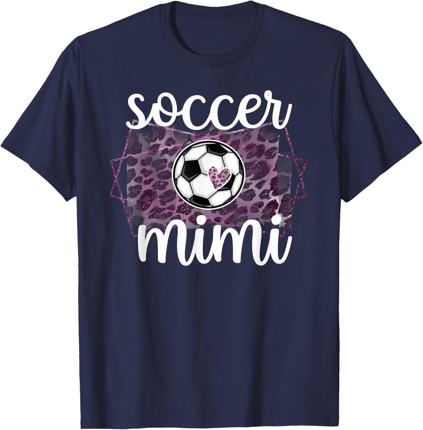 Soccer Mimi Proud Soccer Player Grandmother Mimi T-Shirt - T-Shirt | Navy