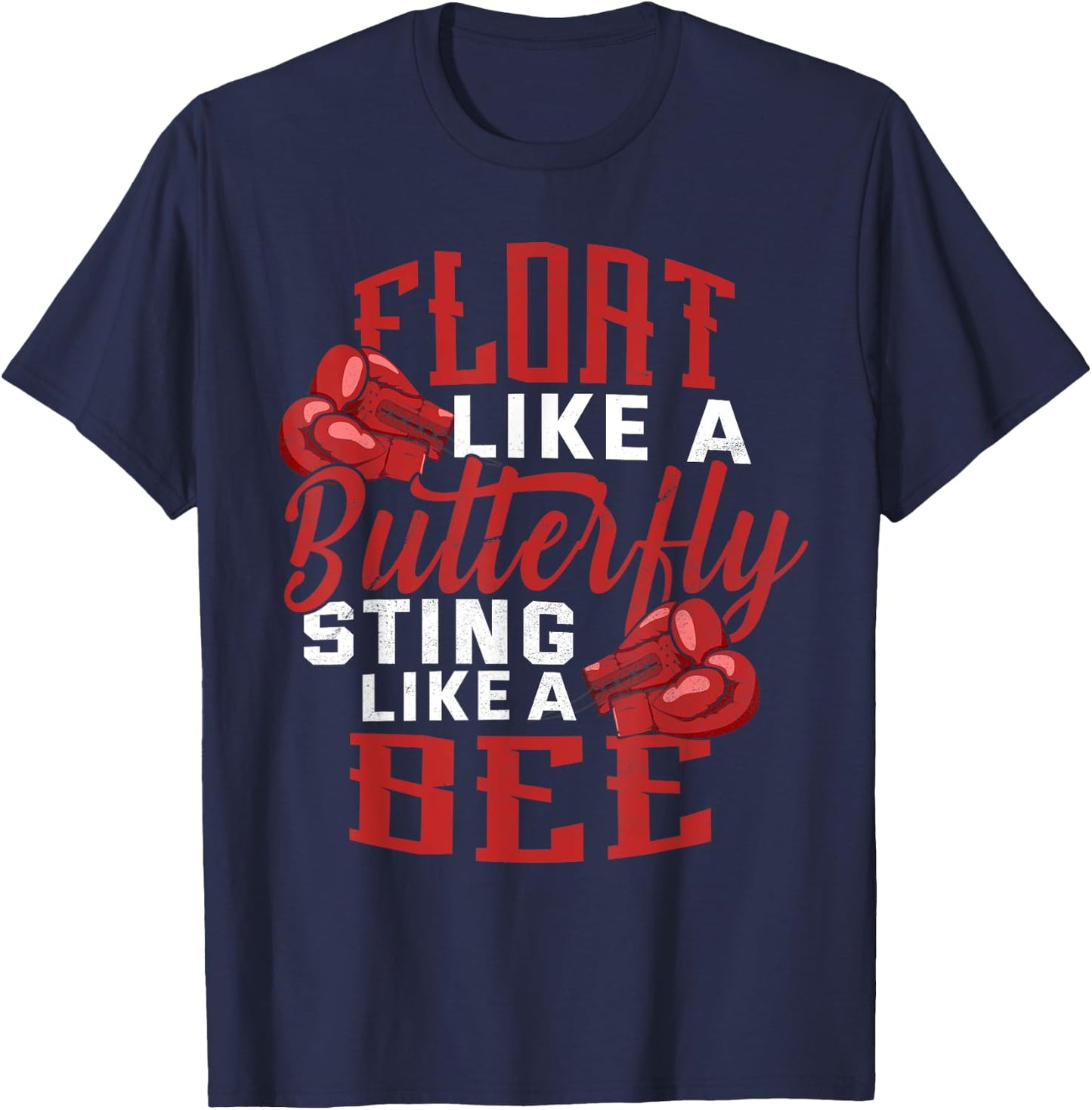 Boxing Workout Gym Boxer Champion T-Shirt - T-Shirt | Navy