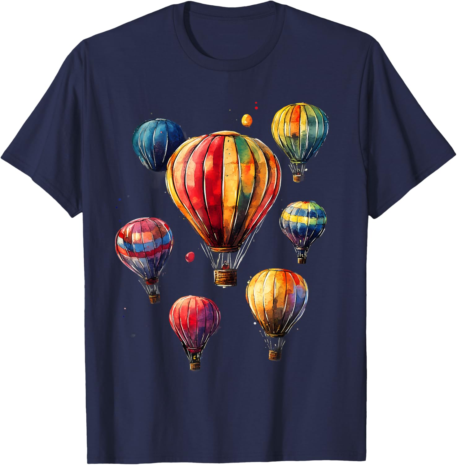 Hot Air Balloon Ride Festival Hot Air Ballooning T-Shirt - T-Shirt | Navy