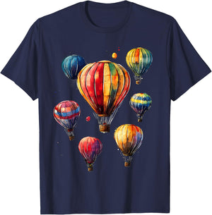 Hot Air Balloon Ride Festival Hot Air Ballooning T-Shirt - T-Shirt | Navy