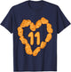 11th Birthday Chicken Nuggets Funny Food for 11 Years Old T-Shirt - T-Shirt | Navy