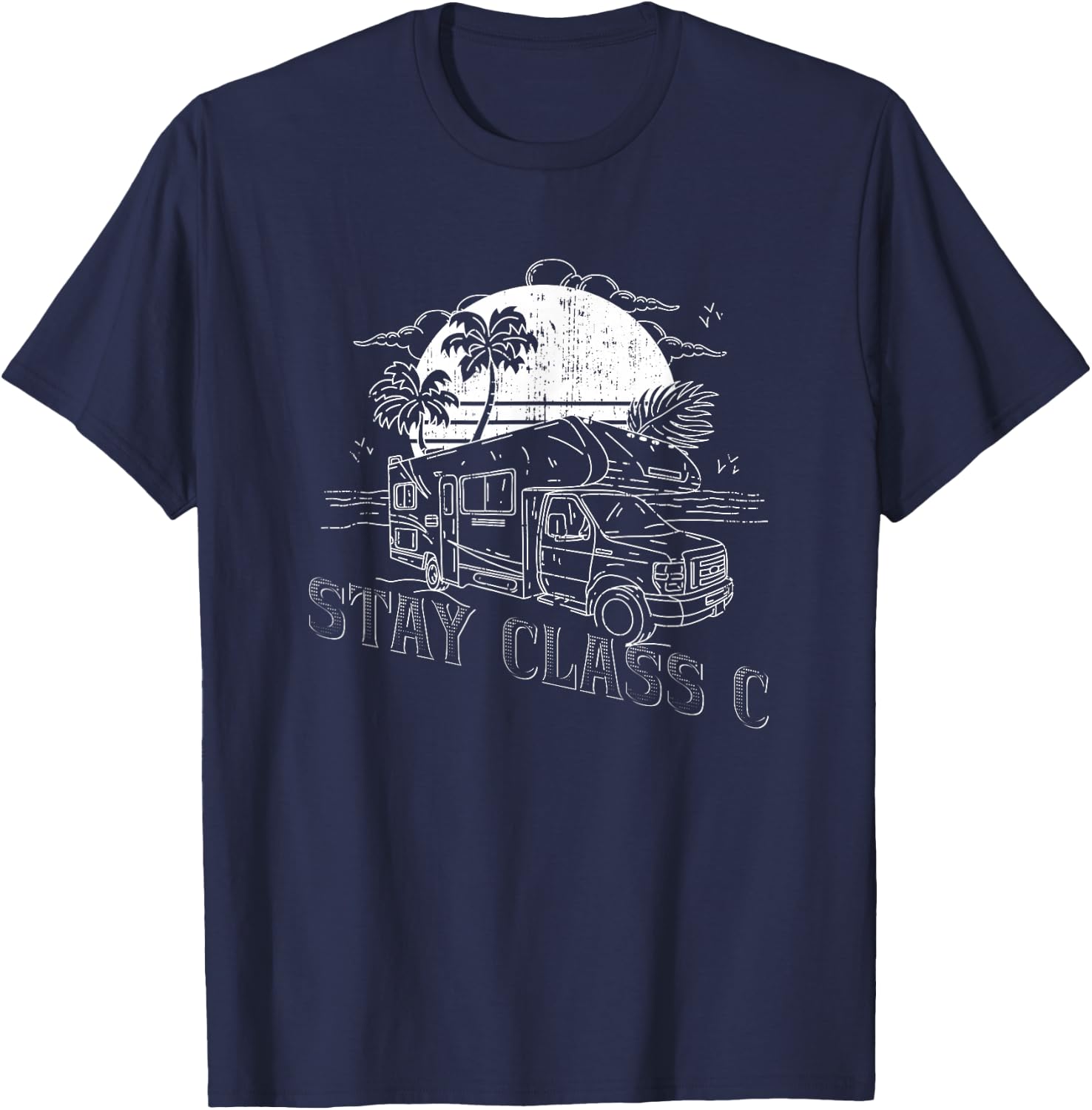 Stay Class C Camper T-Shirt - T-Shirt | Navy