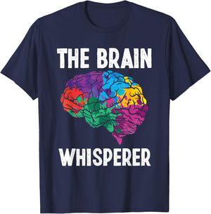 Neurologist Brain Whisperer Scan Neurosurgeon Neurons T-Shirt - T-Shirt | Navy