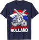 The Netherlands Amsterdam Nederland Dutch T-Shirt - T-Shirt | Navy