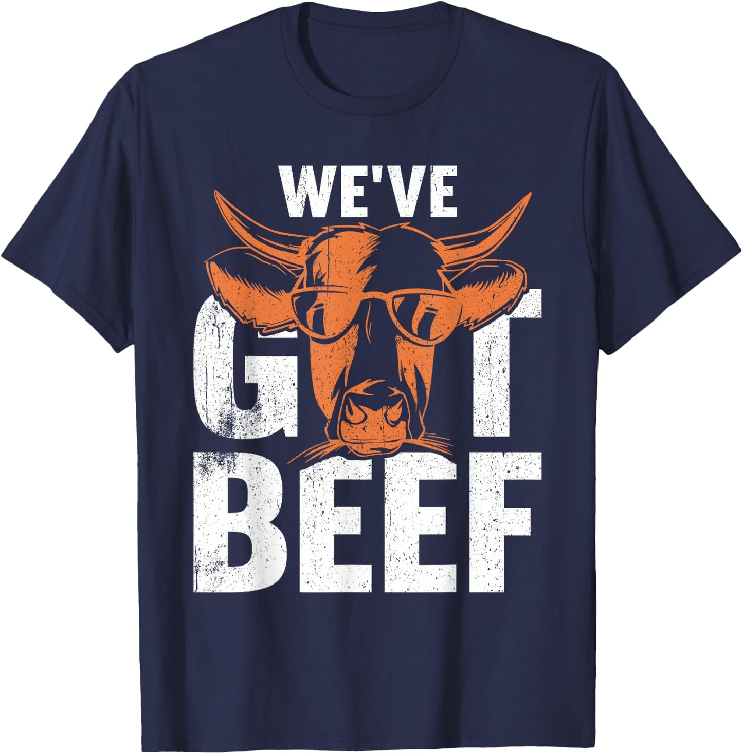 We’ve got beef Butcher Sausage Lover Butchery Shop T-Shirt - T-Shirt | Navy