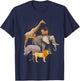 Safari Squad African Safari Animals Funny Zoo Animal Lovers T-Shirt - T-Shirt | Navy