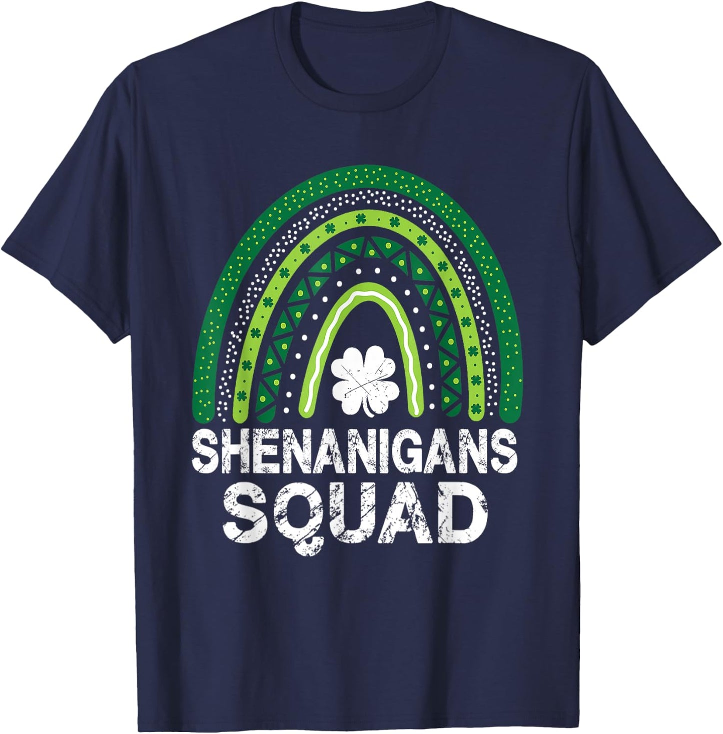 Shenanigans Squad St Patrick's Day Men Women Kids T-Shirt - T-Shirt | Navy