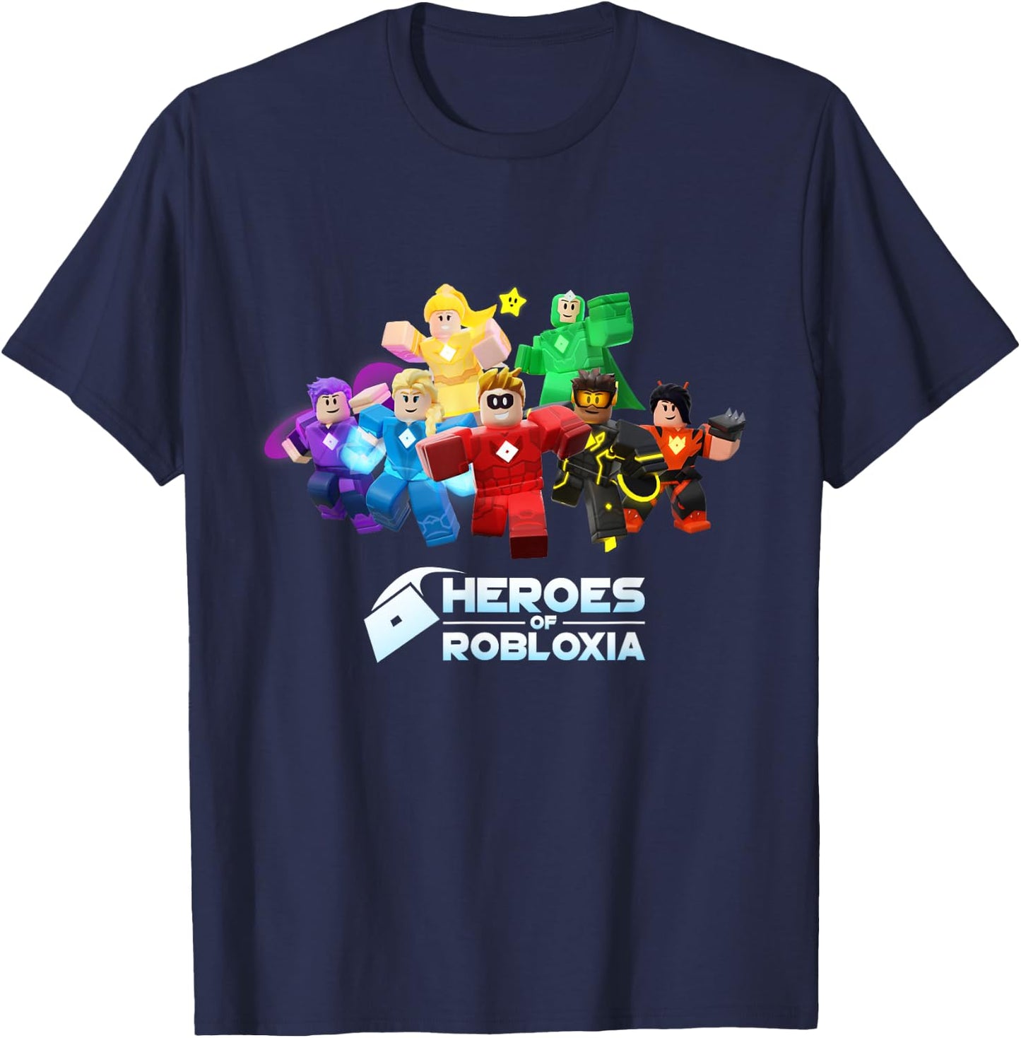 Heroes of Robloxia T-Shirt - T-Shirt | Navy