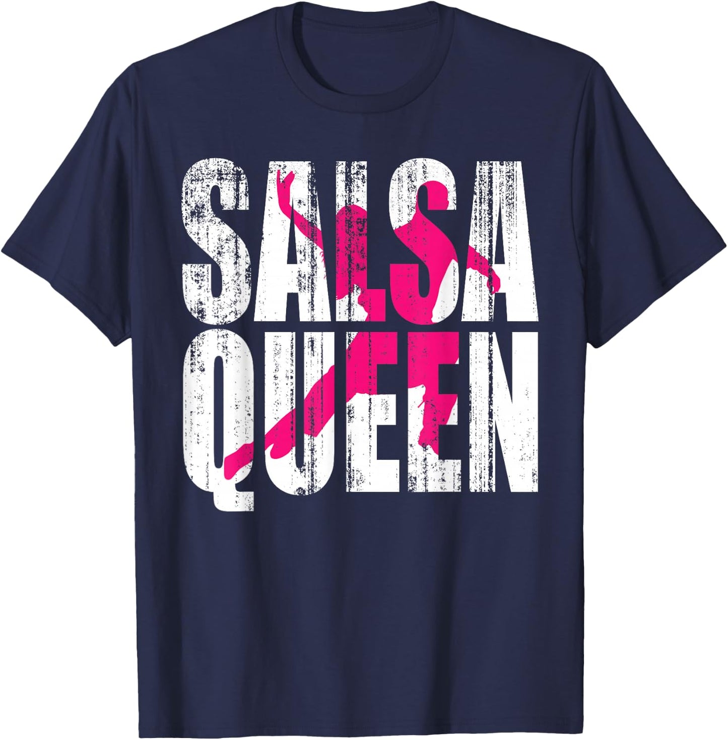 Salsa Queen | Cute Salsa Queen Dance Shirt Gift T-Shirt - T-Shirt | Navy
