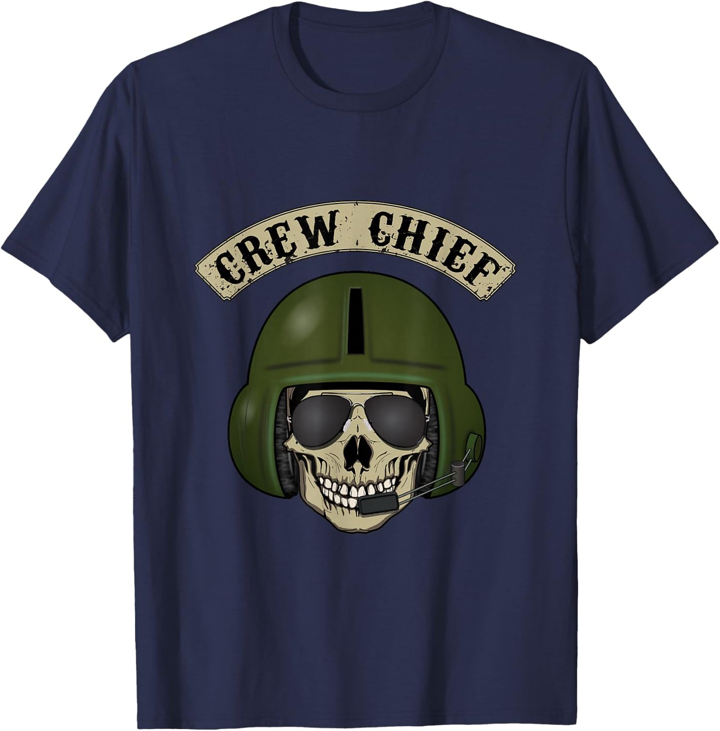 Helicopter Crew Chief T shirt - great Gift T-Shirt - T-Shirt | Navy