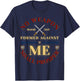 No Weapon Form Against Me Shall Prosper Cute Christian Faith T-Shirt - T-Shirt | Navy