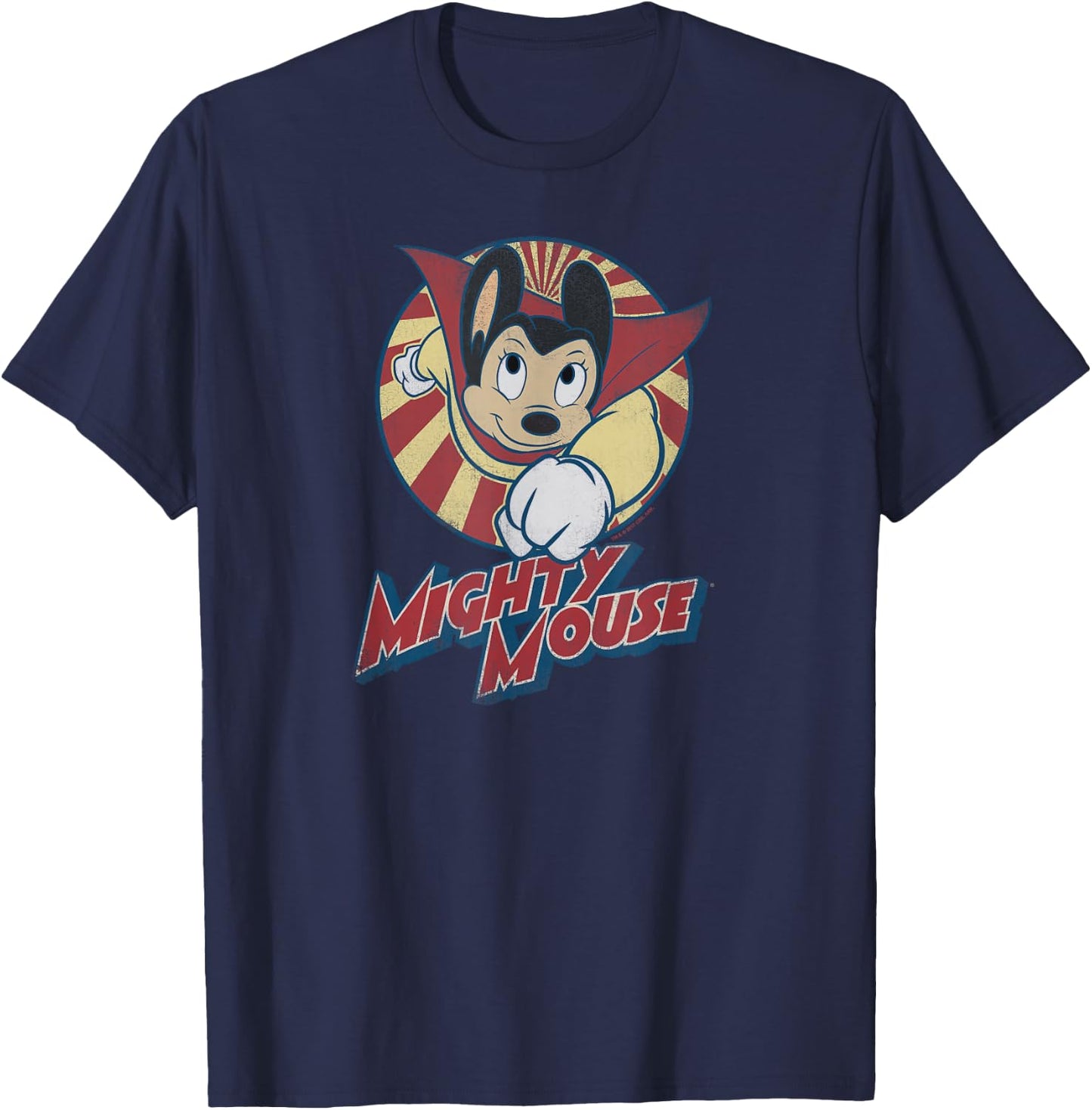 Mighty Mouse The One The Only T-Shirt - T-Shirt | Navy